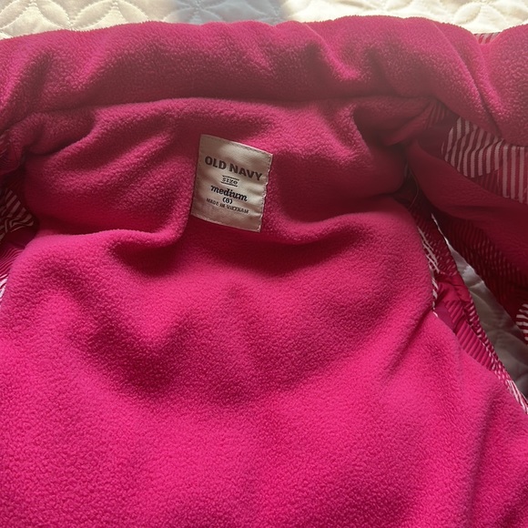 Pink and white hearts puffer vest - Picture 2 of 6